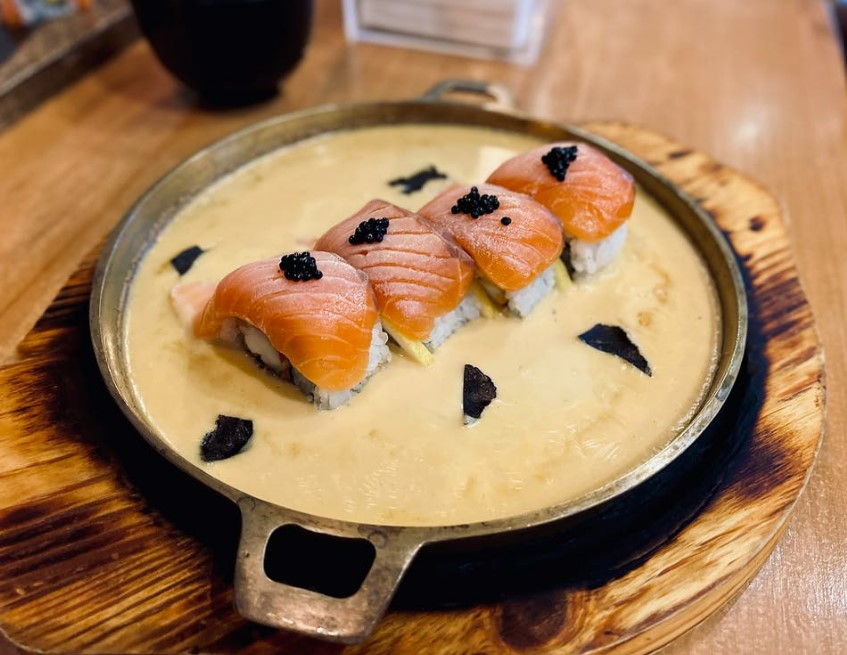 salmon sushi